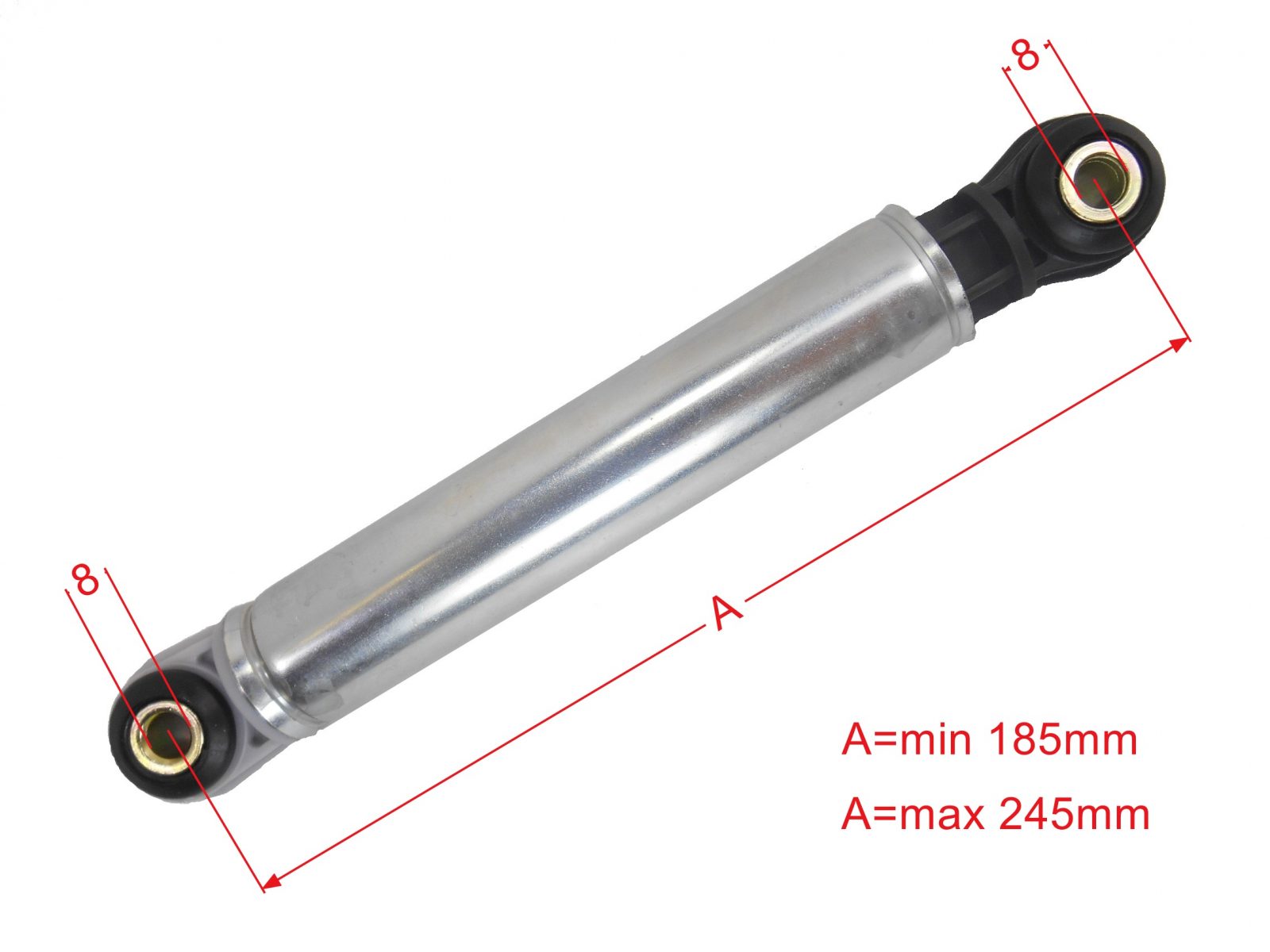 Vhbw 5x Tubo Universale Compatibile Con Bosch EasyVac 3, AdvancedVac 20 Aspirapolvere Con Attacco Da 32 Mm 50 Cm Nero 82316685